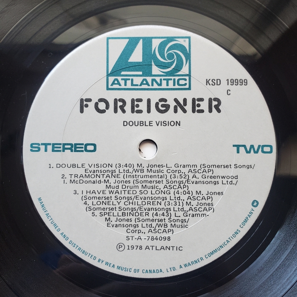Foreigner Double Vision Vinyl Record ⏺️3/$40+Free Shipping!🚚 - Picture 8 of 8